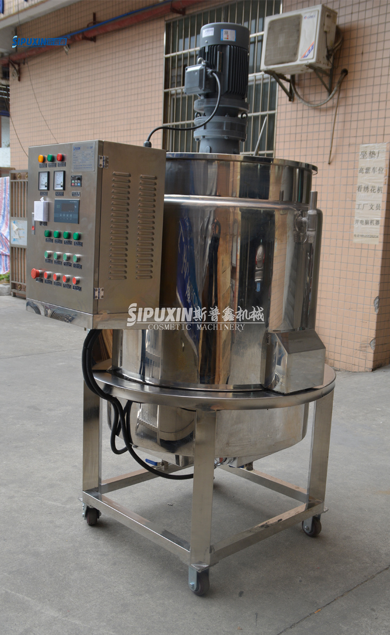 500L Industrial Shampoo Detergent Bleach Products Mixing Pot with Weighing System