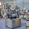 Fully Automatic Cosmetic Perfume Filling Collaring Capping Machine with Pneumatic Pump for Can Packaging