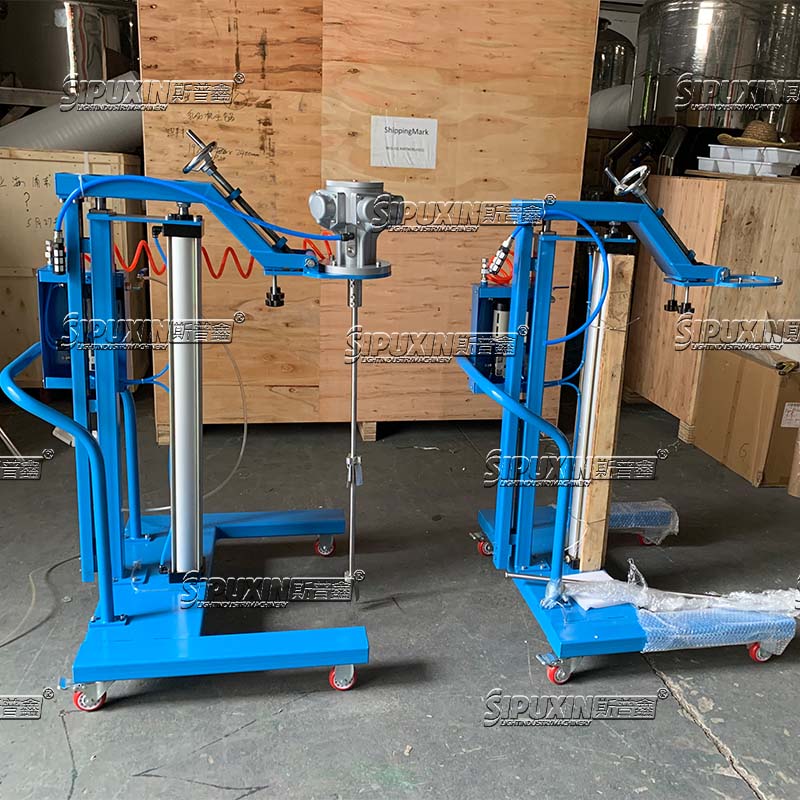 Flexible Movable Lifting Automatic Dispersing Mixer Flexible High Shear Cream Mixing Machine Cost Effective Emulsifier Machine