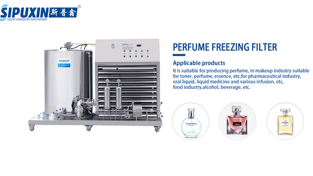 Stainless Steel Perfume Freezing Machine with High Shear Disperser for Professional Perfume Production Lines