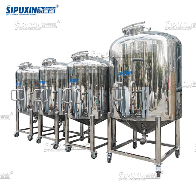 SPX 1000L&2000L Stainless Steel Storage Tank With CIP Spray Ball Lube/Chemical Storage Tank