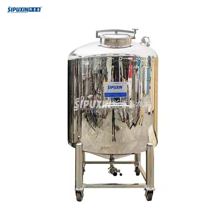 Sipuxin 250L Sanitary Grade Perfume Storage Tank Stainless Steel 50 New Product 2020 Customized Provided Stainless Steel Pump Body