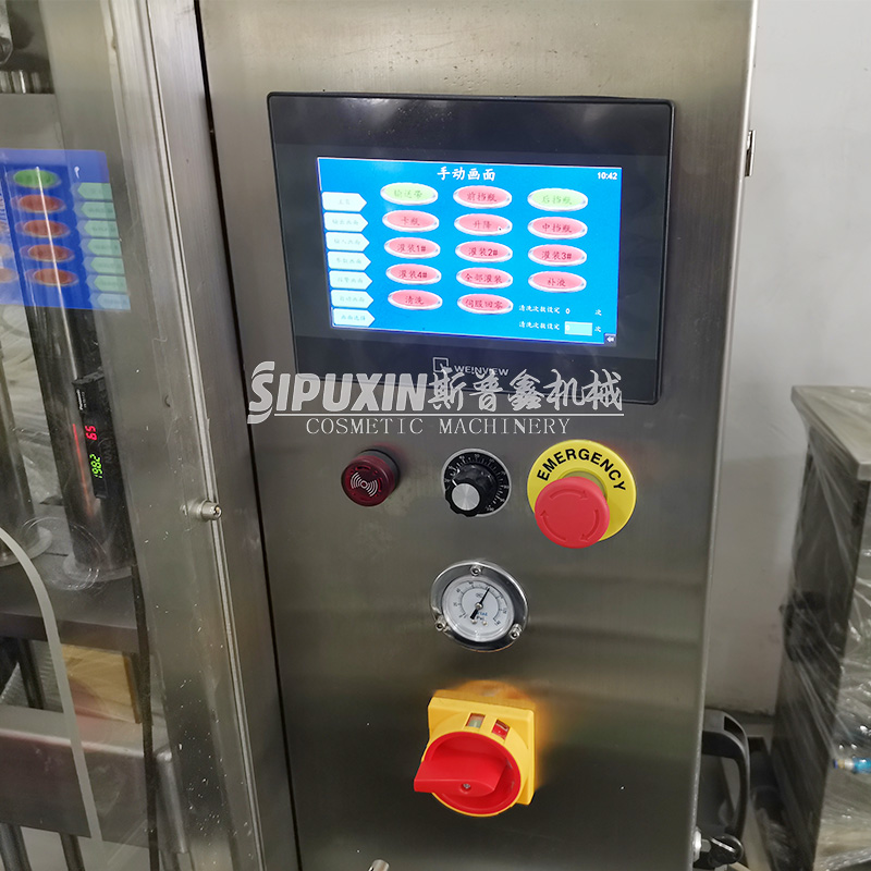 Factory price 4/6 heads full automatic liquid detergents filling machine