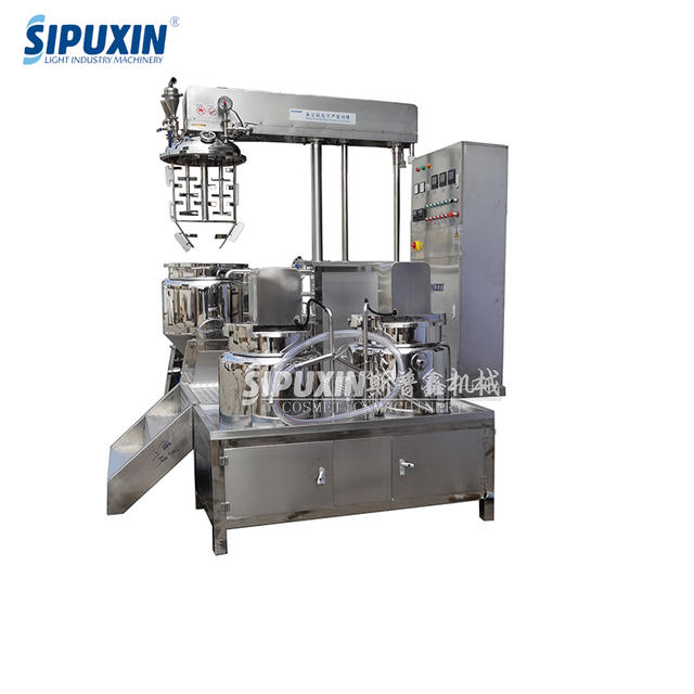 High Speed Vacuum Homogenizer Mayonnaise Making Machine Toothpaste Making Machine