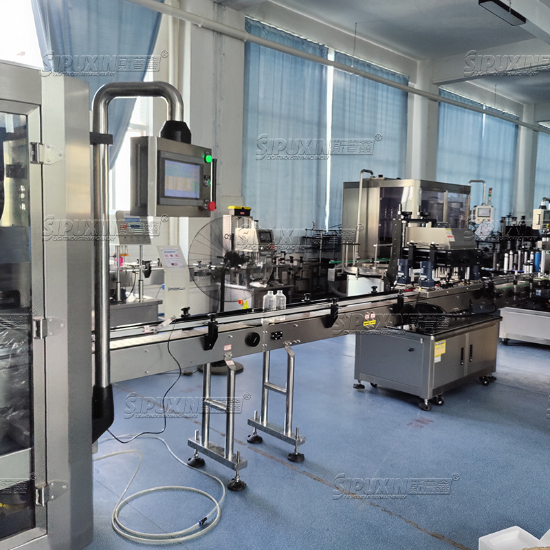 SPX Full Automatic 4-heads Tracking Filling Machine for Liquid Filling