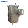 300 Liter SS316L Mixing Tank for Cosmetic Perfume Liquid Mixer with Agitator Rector Cosmetic Making Machine with Wheels