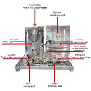 200L Perfume Making Machine Freezing Filtering Mixing Tank