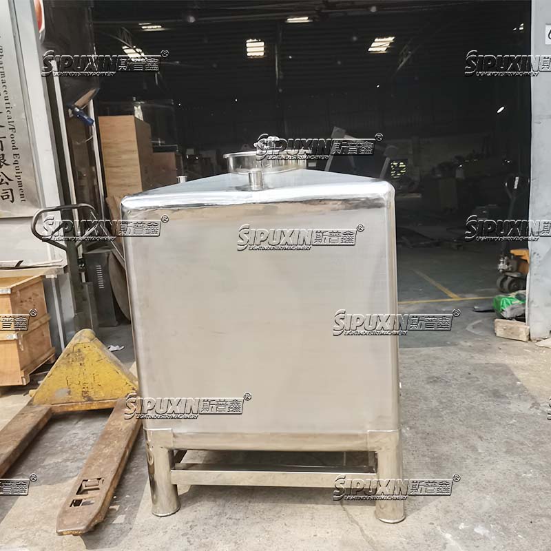SPX 200L Sanitary Grade Perfume Storage tank Stainless Steel Storage Tank For Cosmetic Liquid Products