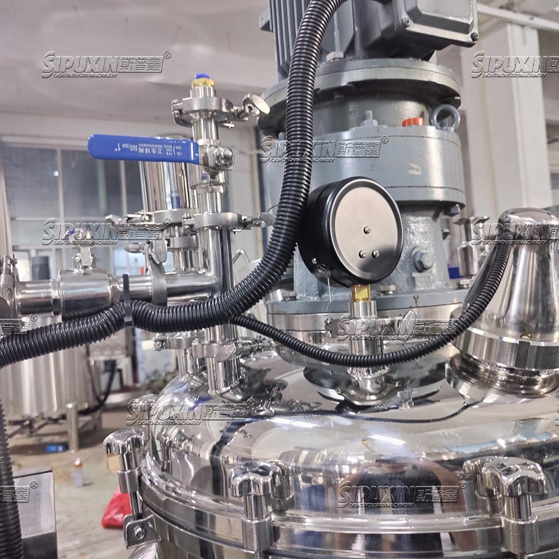 SJB-J-500 New 500L Disperse Electrical Heating Shampoo Mixing Pot