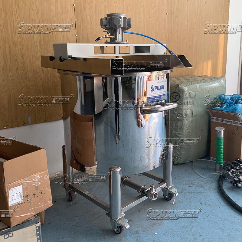 SJB-J-500 New 50L Disperse Electrical Heating Shampoo Mixing Pot