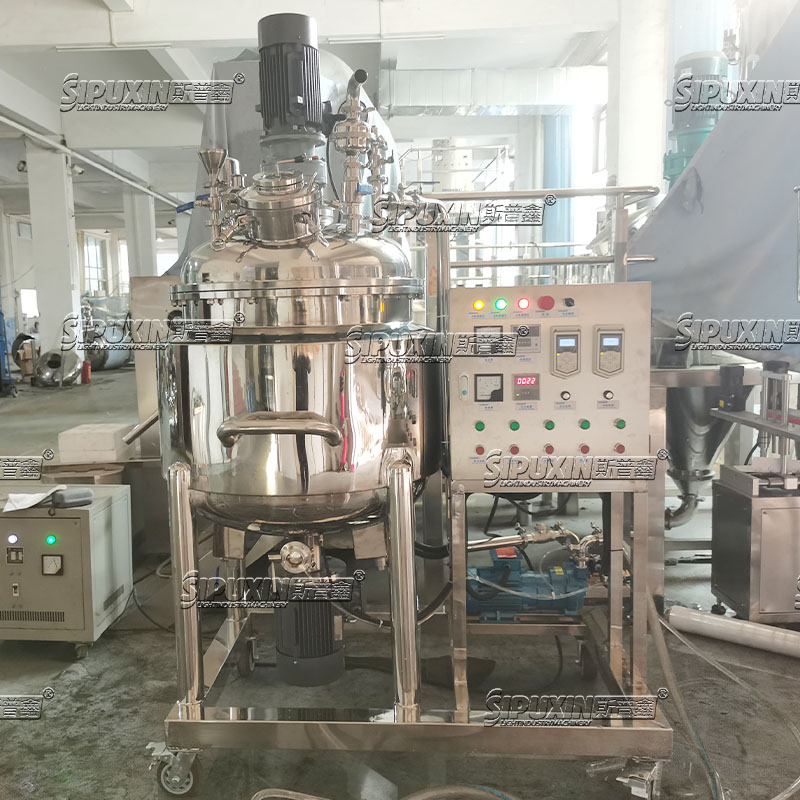SPX High Speed Vacuum Homogenizing Emulsifying Machine For Making Cream Body Lotion