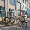 Single Layer Stainless Steal electric heating or steam heating mixing tank liquid detergent homogenizer mixer