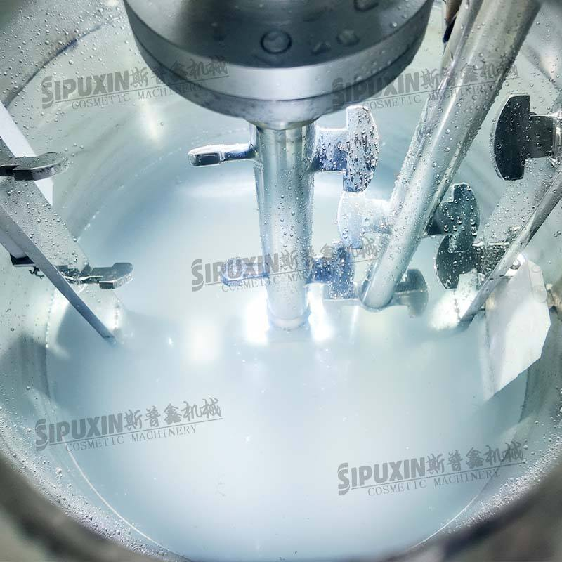 50L Mobile Vacuum Homogenizing Emulsifier for Cosmetics
