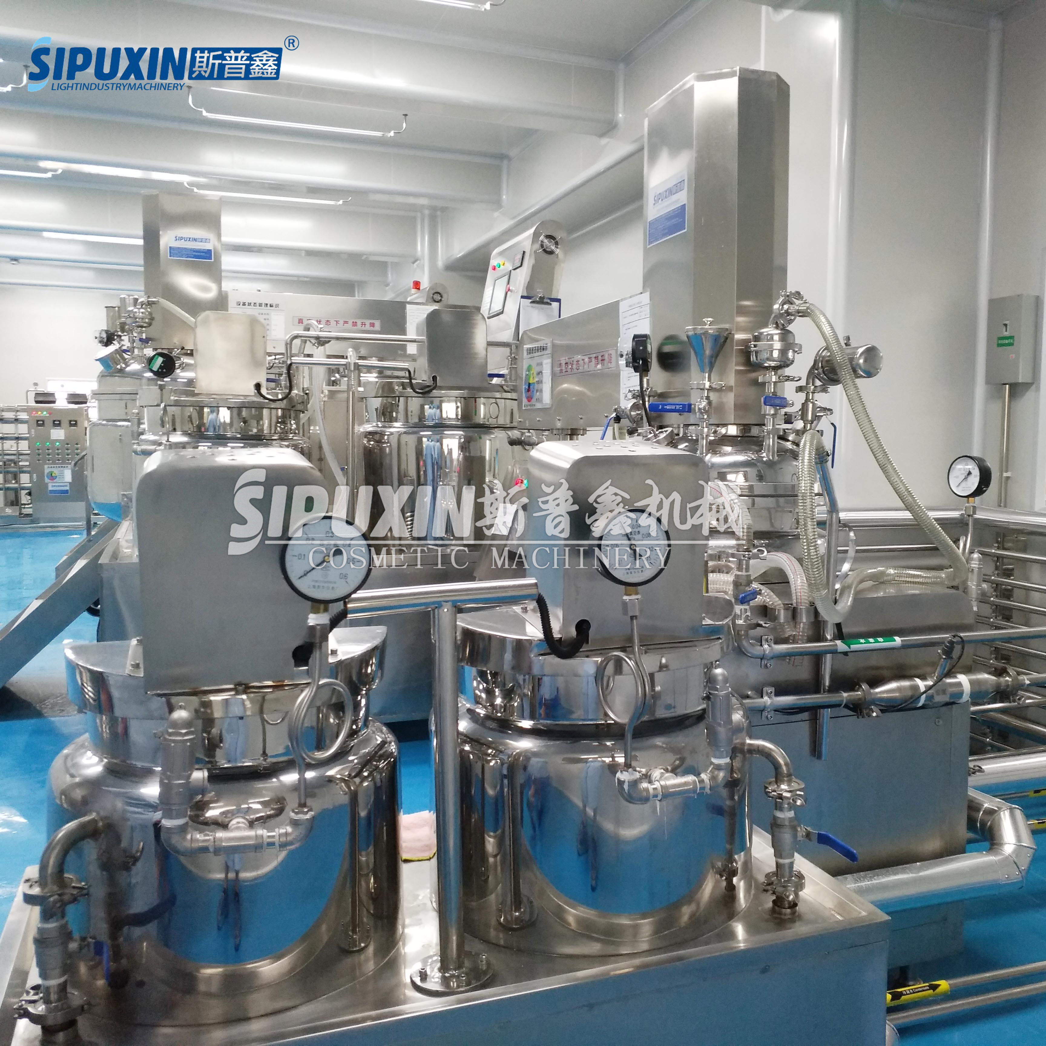SPX 5L Vacuum Emulsifying Homogenizer with Press-button Switch for Chemical