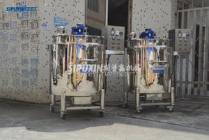 500L Liquid Mixing Tanks with Horizontal Motor And Spices Device