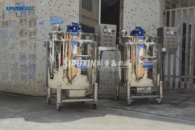 500L Liquid Mixing Tanks with Horizontal Motor And Spices Device