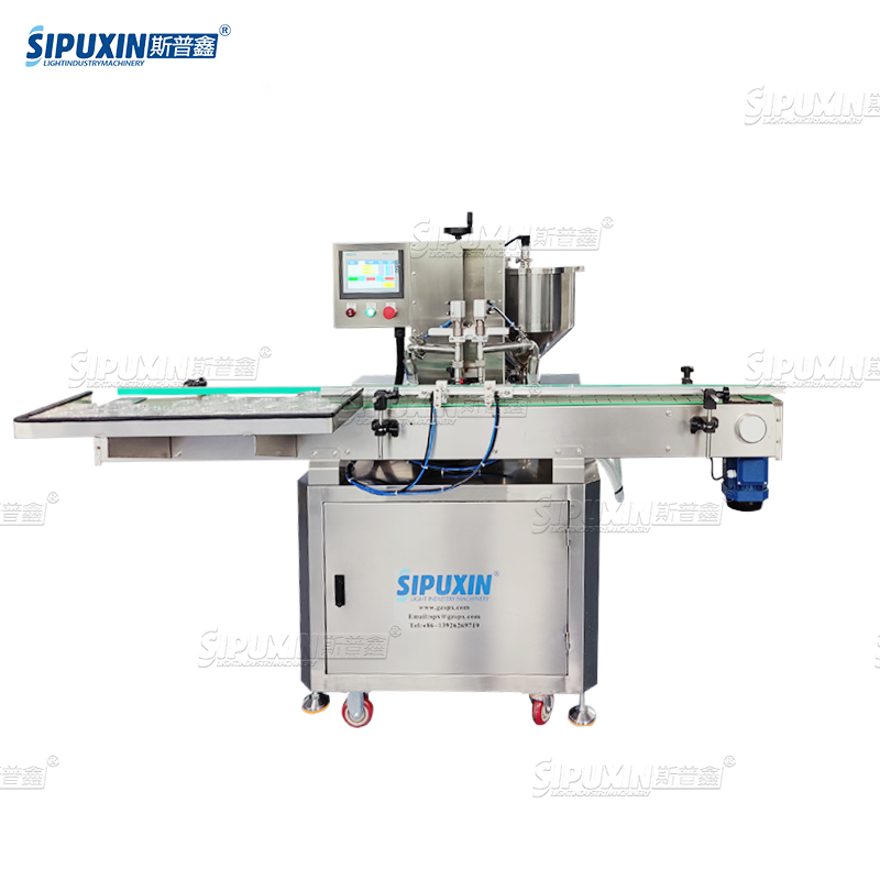 Double-headed Rotor Pump Filling Machine For Milk Beer Beverage