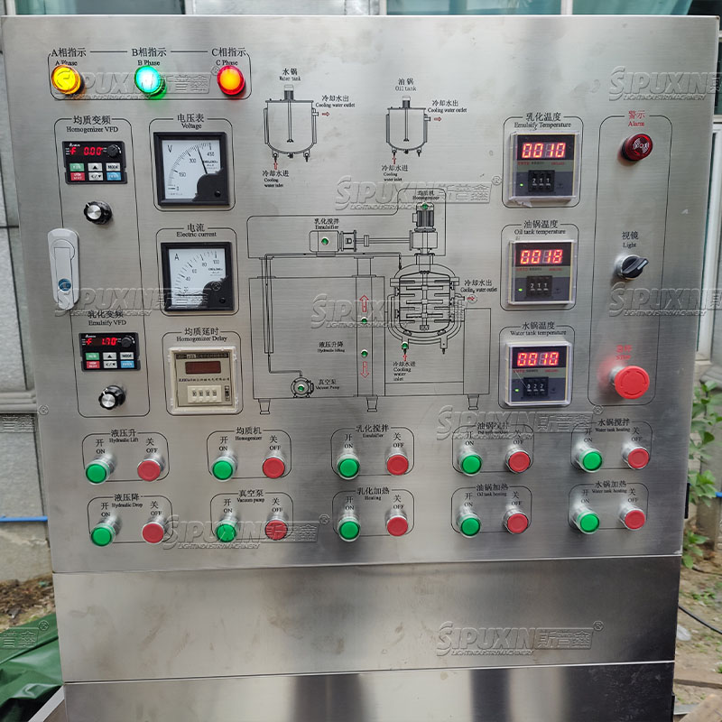 SPX Top Homogenizer Vacuum Emulsifier Mixer