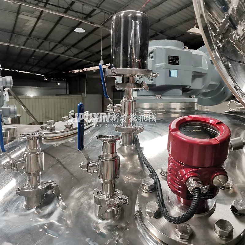 High Quality Stationary Vacuum Emulsifier Chemical Homogenization Reactor Cosmetics Production Machine