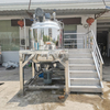 1000L Fix-type Vacuum Cosmetic Cream Homogenization Mixing Tank Homogenizer Emulsifier Mixer