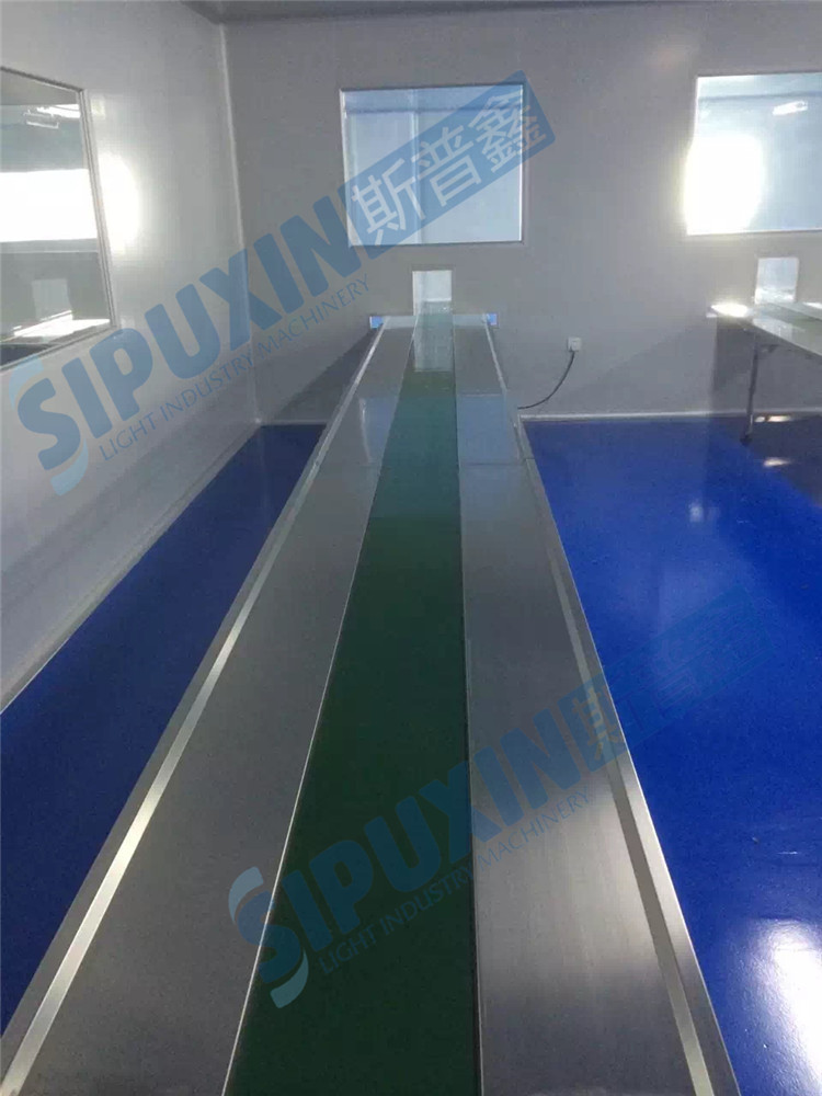 SPX High Quality Industrial Stainless Steel Long Rubber Belt Conveyor Direct from Factory