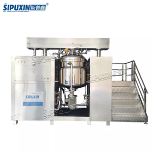 High-end customized sanitary stainless steel vacuum ultrasonic homogenizer mixer cosmetic liquid soap making mixer