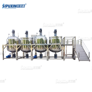 2022 Factory Price Large Capacity Homogenizer Emulsifier Combination Mixing Pot Cream Lotion Making equipment