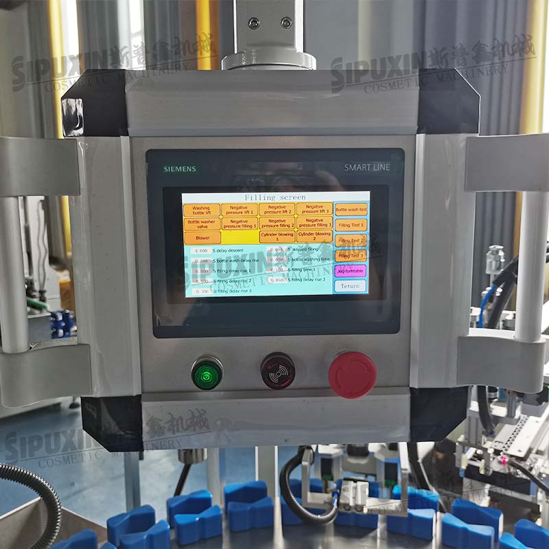 Fully Automatic Pneumatic Chuck Type Perfume Filling Machine