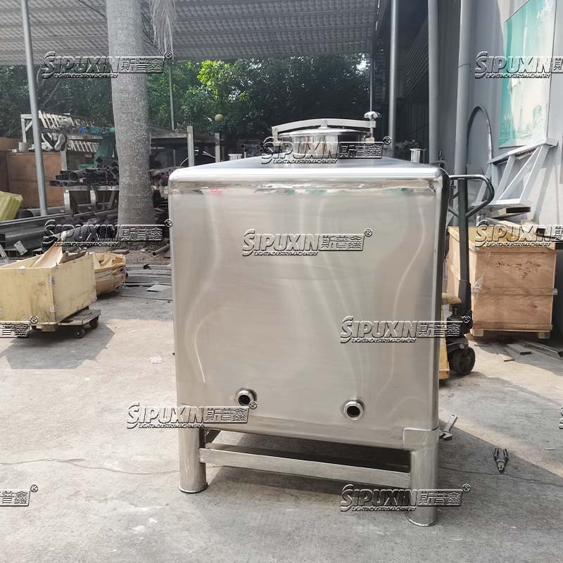 SPX 200L Sanitary Grade Perfume Storage tank Stainless Steel Storage Tank For Cosmetic Liquid Products