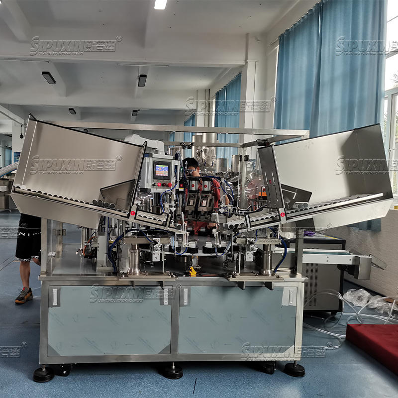 Full Automatic Ultrasonic Hose Sealing Machine Liquid Cosmetic Beverage Toothpaste Stainless Steel Core Engine Bearing