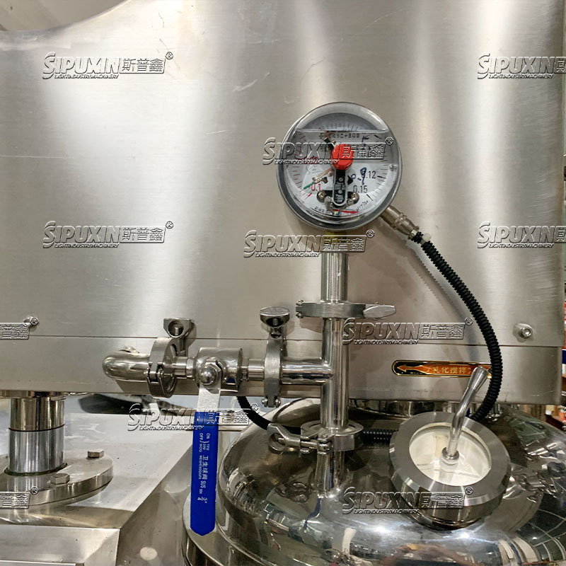 SPX High Speed Vacuum Homogenizing Emulsifying Machine For Making Cream Body Lotion