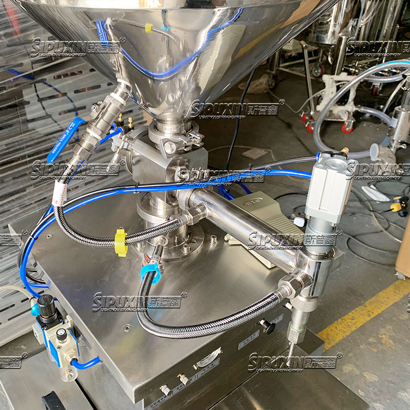 SPX steel single spout filling machine