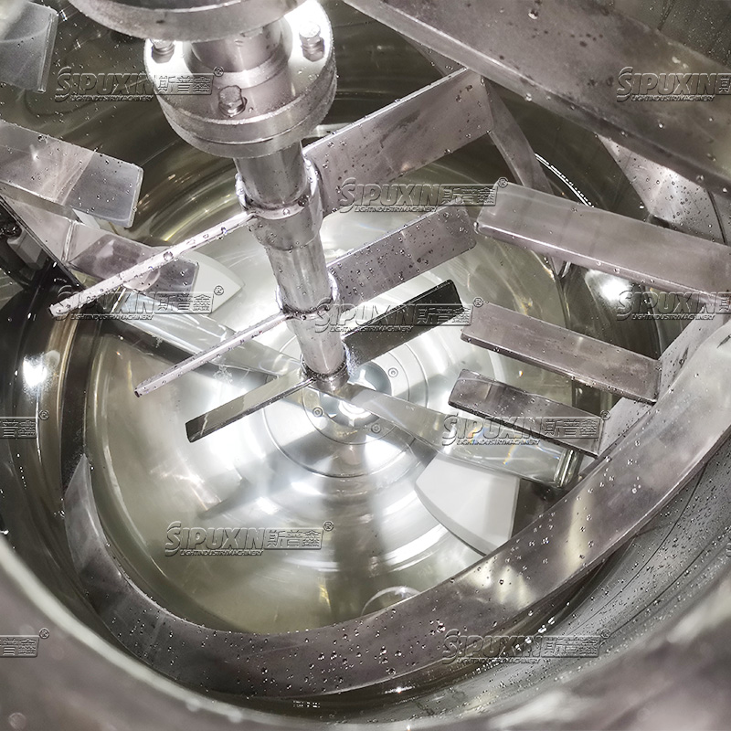 SIPUXIN 30L Stainless Steel Electric Heating Mixing Tank Vacuum Emulsify Mixer Equipment