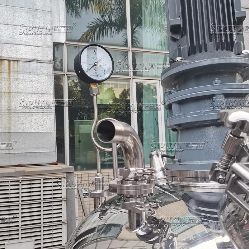 300L Electric Heating Mixing Pot Food Grade Stainless Steel Mixing Tank Industrial Heating Agitation Kettle