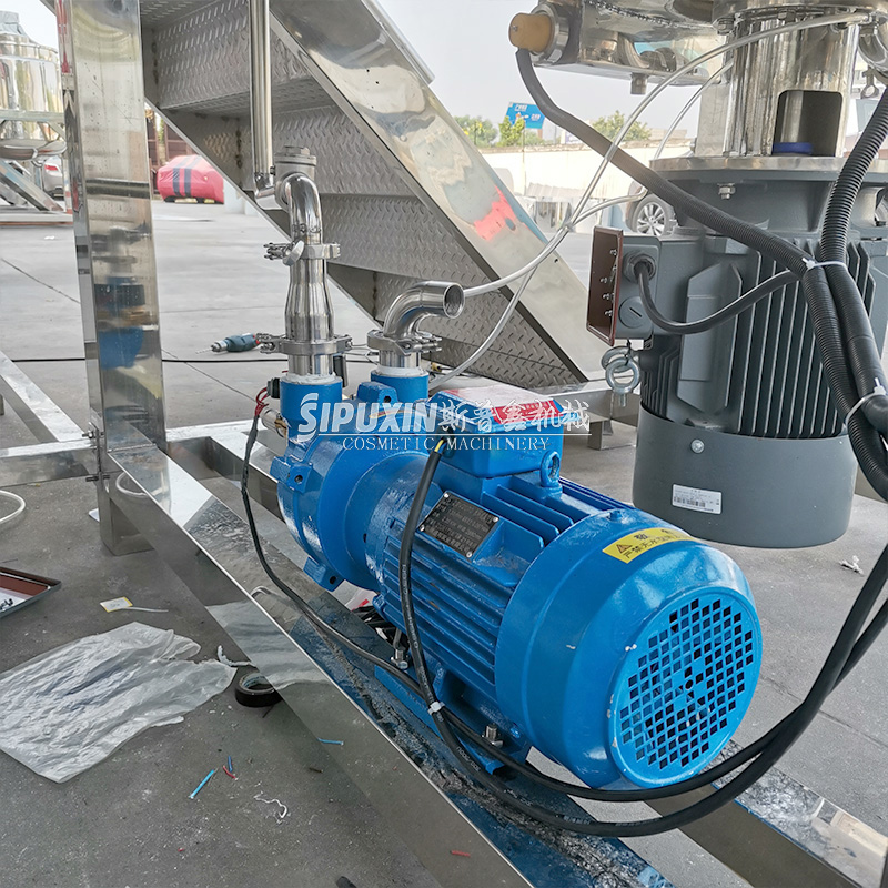 Vacuum Emulsifier Mixer Fixed Type Cosmetic Cream Sauce Mayonnaise Making Machine