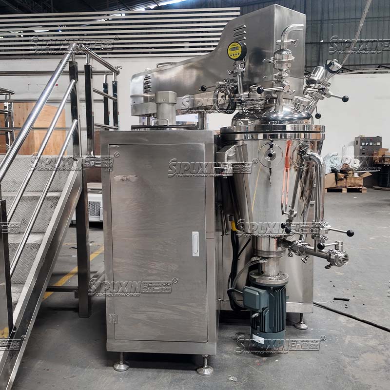 30L SUS316L Laboratory Conical Bottom Lifting Emulsifier High Shear Mixing Equipment