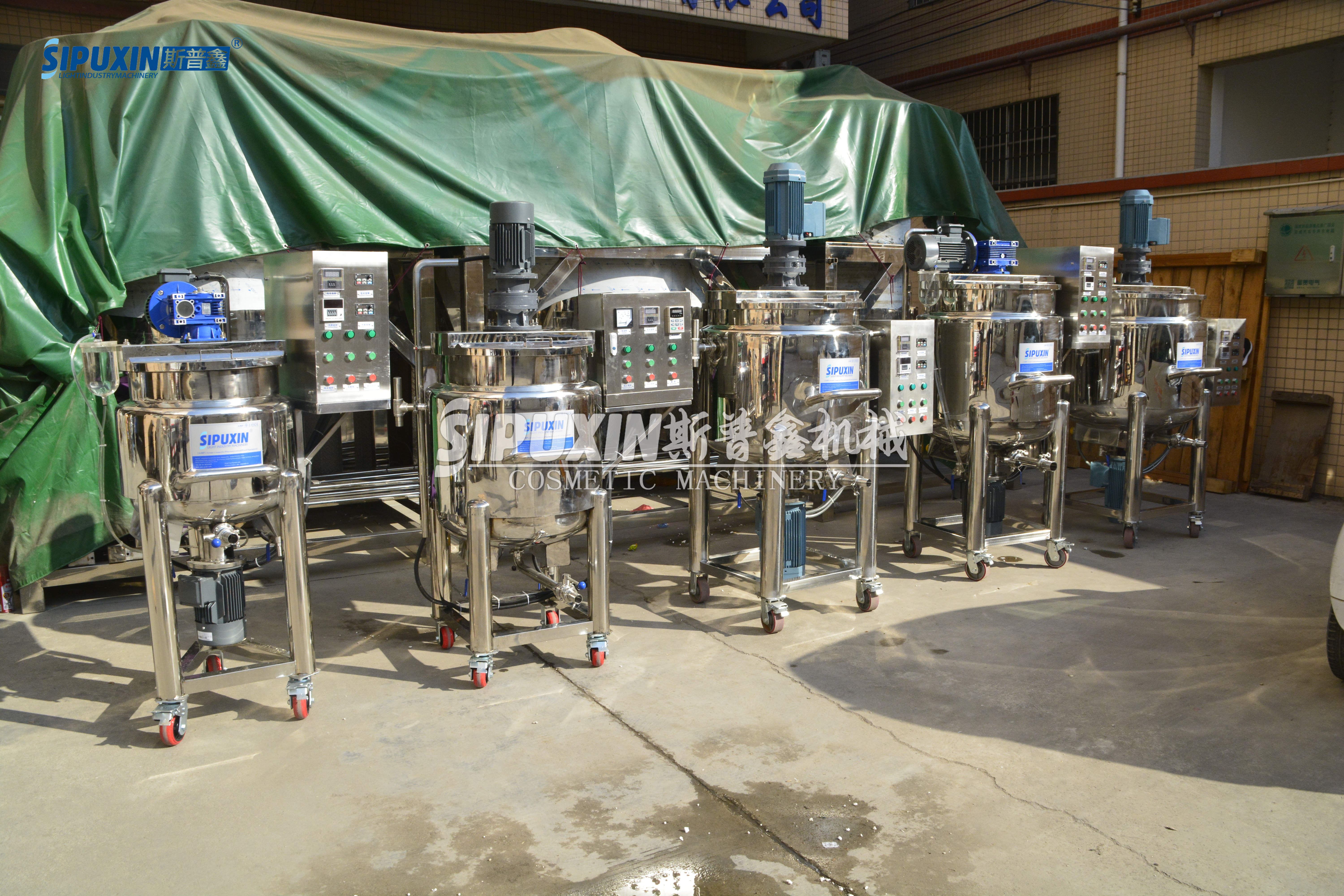 SPX 200L Liquid Industrial Mixers with ABB Explosion-proof Motor