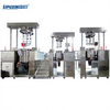 100L 200L 500L Double Cylinder Hydraulic Lifting Vacuum Emulsifying Mixer PLC Control External Circulation High Configuration Homogenizer for Cosmetic Cream Lotion