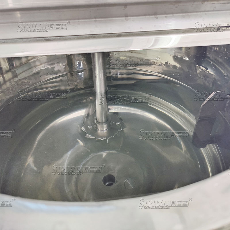 100L 200L 500L Double Cylinder Hydraulic Lifting Vacuum Emulsifying Mixer PLC Control External Circulation High Configuration Homogenizer for Cosmetic Cream Lotion