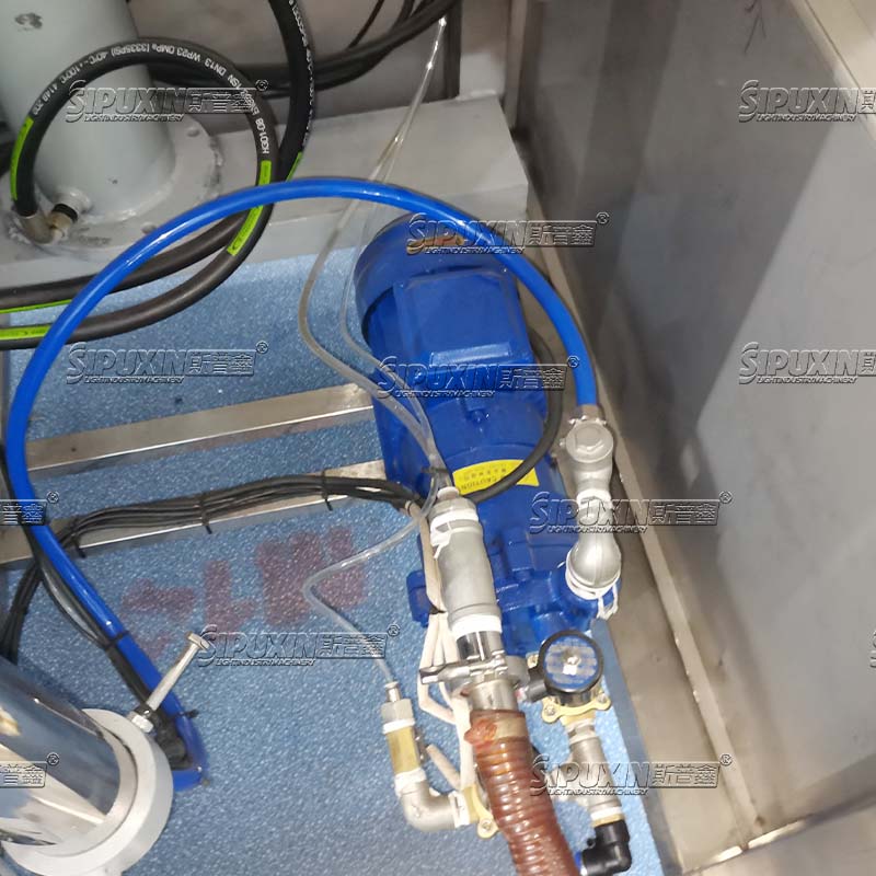 SPX 200L Single-Tank Hydraulic Lifting Vacuum Emulsifying Machine