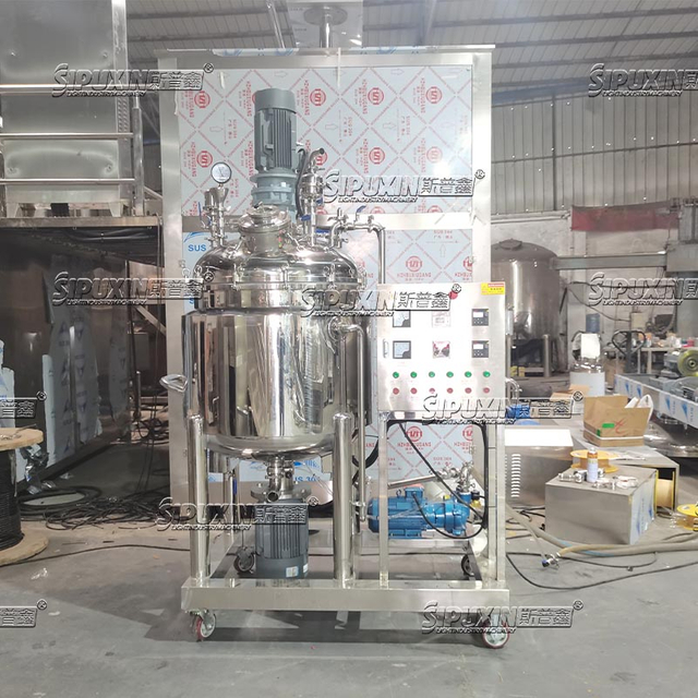 SIPUXIN 300L Mobile Vacuum Emulsifying Homogenizer