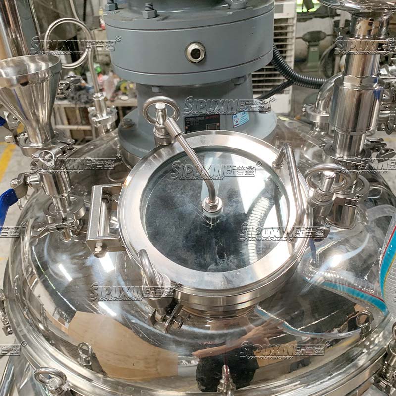 200L Mobile Vacuum Emulsifier with Oil-Water Tank