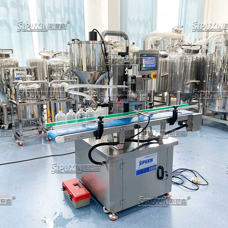 Semi Automatic Single Head Piston Filling Machine Stainless Steel Viscous Liquid Paste Cream Honey Sauce Shampoo Lotion Piston Filler For Cosmetic Food Chemical Bottle Filling