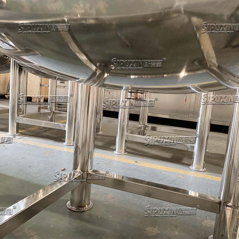 SPX Water Tank Perfume Making Machine Mixing Tank Perfume Pneumatic Dispersion Storage Tank1