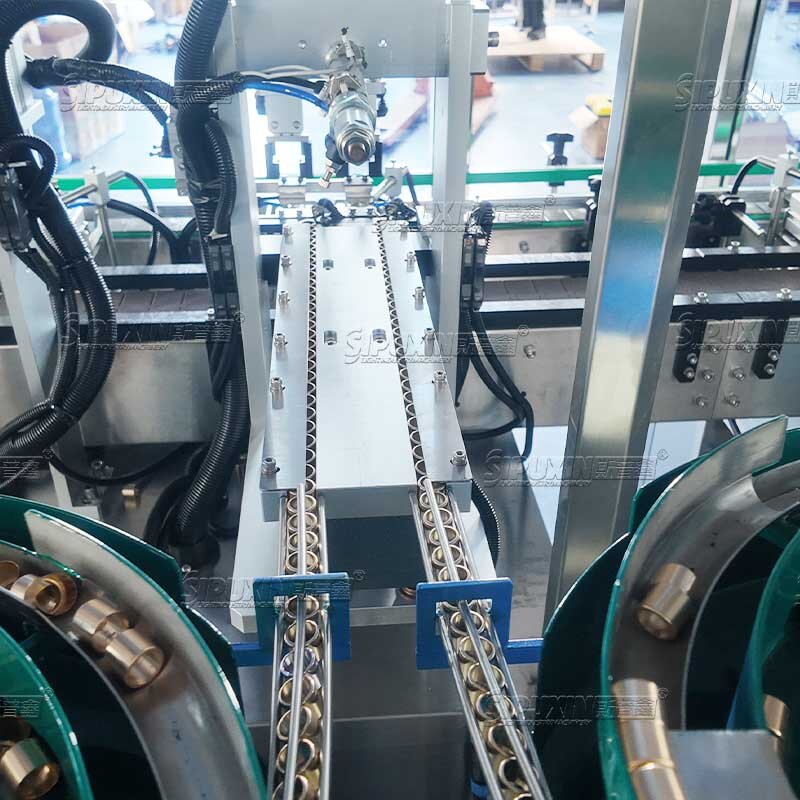 Rotary Perfume Glass Bottle Filling Machine, 4 Heads Magnetic Pump & Vacuum Filling, High Precision PLC Control Automatic Perfume Filler