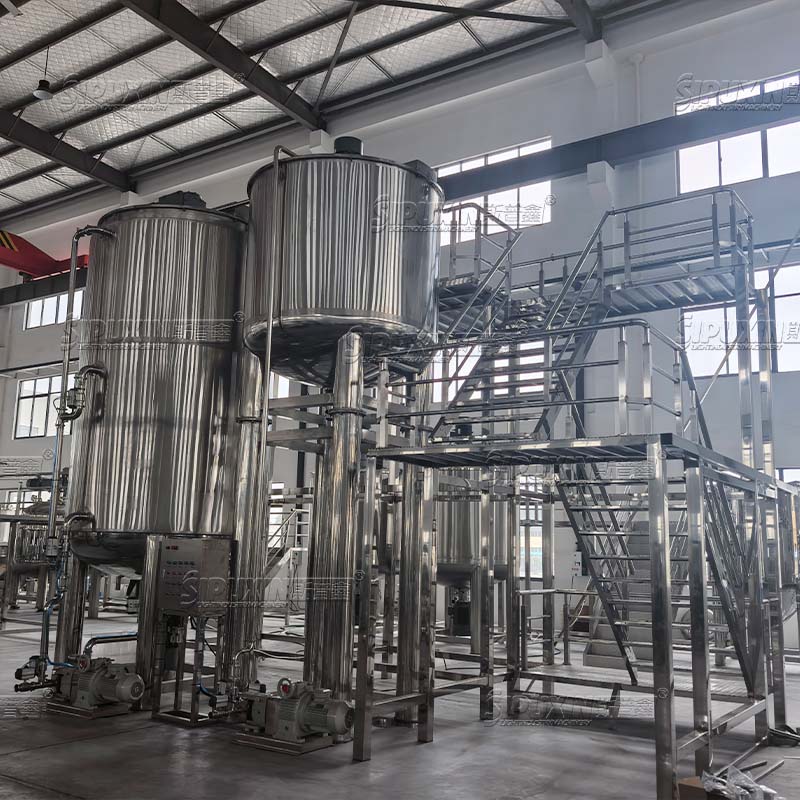 10T Steam‑Heated Homogenizing Mixing Tank 5T Single Layer High‑Speed Dispersion Disc Mixer for Cosmetics, Food, Chemical Paste Liquid Processing