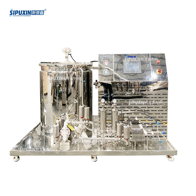 500L Perfume Chiller PLC Controlled Perfume Cooling Machine Full Pneumatic Valve Perfume Refrigeration Equipment