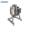 Hot Sale 200L Movable Mixing Tank with Horizontal Motor No Bottom Homogenizer