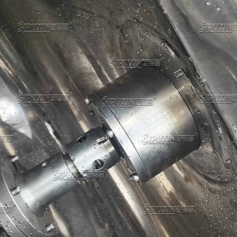 300L Manhole Sealed Stainless Steel Mixing Tank Without Bottom Homogenizer for Cosmetic Food Liquid Mixing