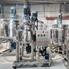 200L Movable Vacuum Emulsifier with High Shear Disperser Homogenizer for Cosmetic Cream Lotion Production